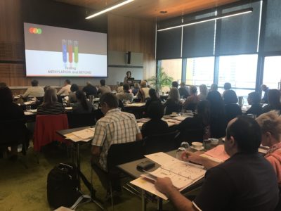 Vanita Dahia presenting at PCCA, Darling Harbour, Sydney